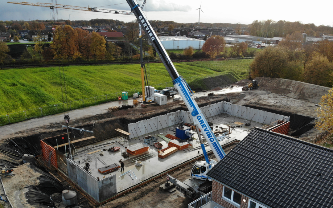 Baustelle in Ochtrup – Seniorenzentrum am Gausebrink – 18. November 2024