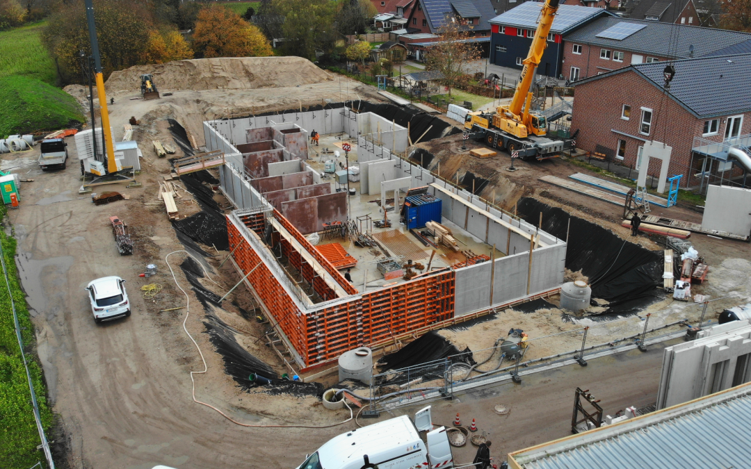 Baustelle in Ochtrup – Seniorenzentrum am Gausebrink – 26. November 2024