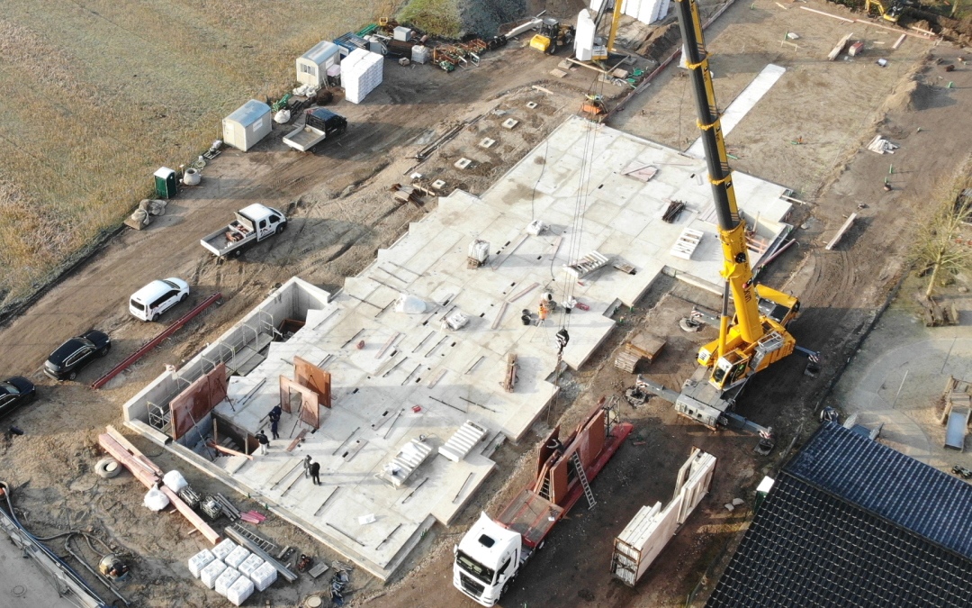 Baustelle in Ochtrup – Seniorenzentrum am Gausebrink – 4. März 2025
